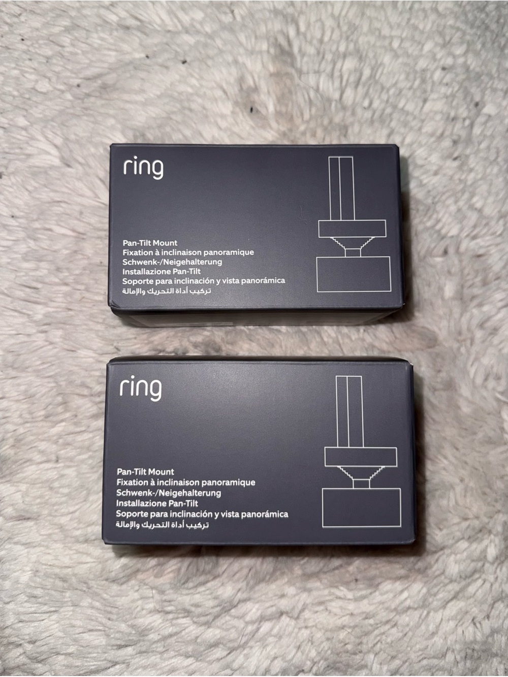 2 Ring Indoor/Outdoor Pan-Tilt Mount For 3rd Gen Stick Up Camera